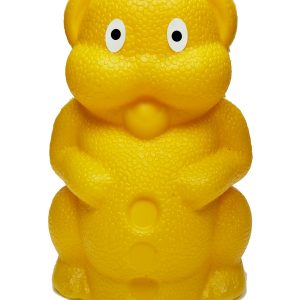 Sarı Köpek Figürlü Açılmaz Plastik Kumbara 20x13 cm