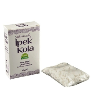 İpek Kola Perde Dantel Kolası 30 Gr Doğal