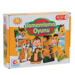 Eğitici Oyun Tamamlama Oyunu Puzzle 40 Parça