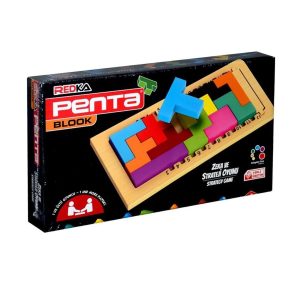 Redka/KumToys Redka Penta Blook Ahşap Akıl Zeka Eğitici Oyuncak