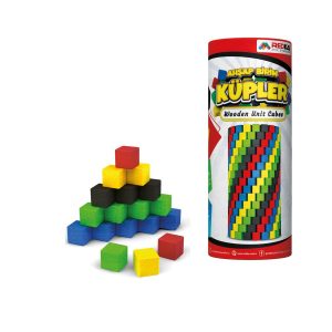 Redka Ahşap Renkli Birim Küpleri