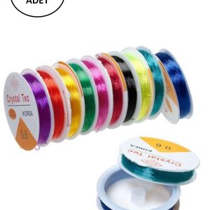Misyon Lastikli Misine İpi 0.6 Mm 10 Adet