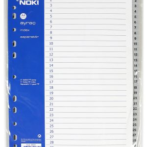 Noki Ayraç Pp 1-31 Rakam