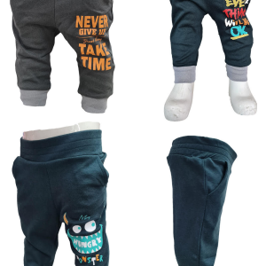 2 Adet Çocuk Bebek Eşofman Altı Cepli Kalın Bel Lastikli Tek Alt