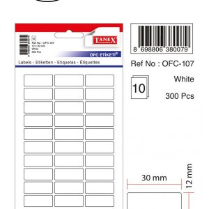 Tanex Ofc 107 Ofis Etiketi 10 Adet