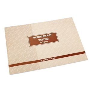 Ortaklar Pay Defteri 40 Yaprak