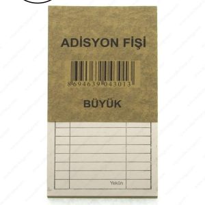 Sam Ofset Adisyon Fişi Büyük 9X16,5 36'lı