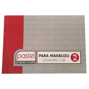 Pastel Para Makbuzu Cep Boy 2 Nüsha Otokopili 1/50 12'li