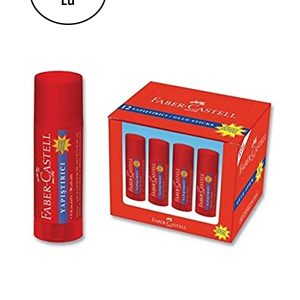 Faber Castell Stick 10gr Solventsiz Katı Yapıştırıcı 24'lü