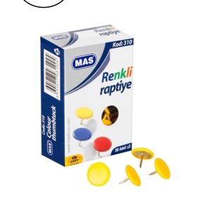 Mas Renkli Raptiye Karışık 36'lı