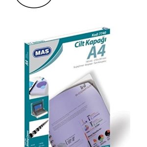 Mas Cilt Kapağı PP A4 Şeffaf 100'lü