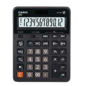 Casio GX-12B-BK-W-DC Hesap Makinesi Desktop Masaüstü