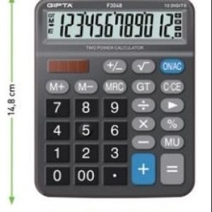 Gıpta Hesap Makinası 12 Hane Masa Tipi