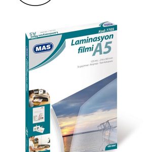 Mas 7705 A5 125 Micron 100 Adet Laminasyon Filmi
