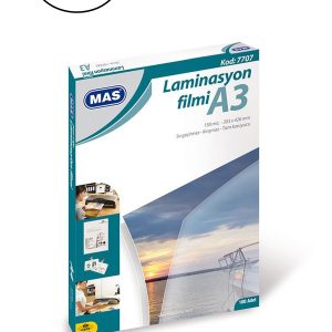 7707 A3 125 Micron 100 Adet Laminasyon Filmi