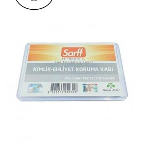 A-031H Pvc Lüx Şeffaf Ehliyet Kabı 100'lü