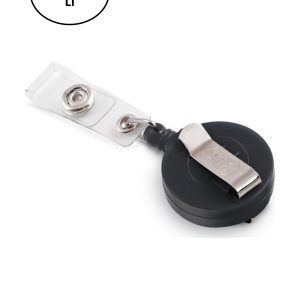 Yoyo Plastik 3532S- Yuvarlak-32Mm-Kancali-Klipsli-Siyah 25'li