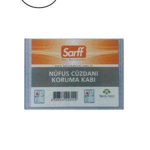 Sarff Nüfus Cüzdanı Kabı Pvc Lüx A-032H 100'lü