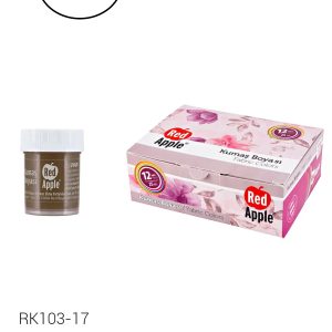 RK103-17 Red Apple Kumaş Boyası 25 ml Kahve 12'li