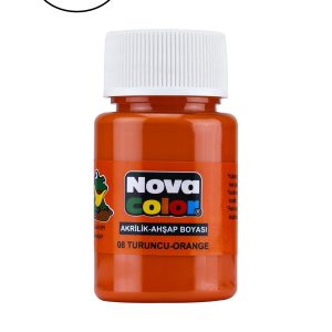 Nova Color Kumaş Boyası Şişe 30 Ml Turuncu 12 Li