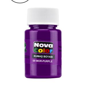 Nova Color Kumaş Boyası Şişe 30 Ml Mor 12 Li