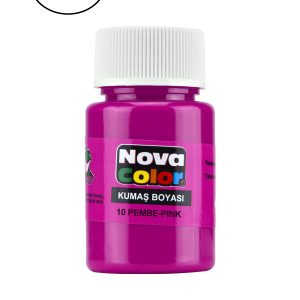 Nova Color Nc-168 Kumaş Boyası Şişe Pembe 12'li