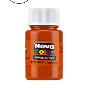 Nova Color Kumaş Boyası Şişe 30 Ml Turuncu 12 Li