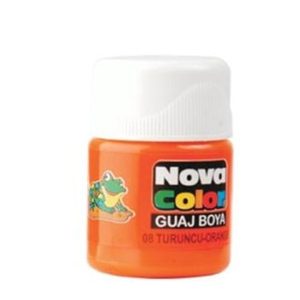 Nova Guaj Boya Turuncu Şişe Nc-110 12'li
