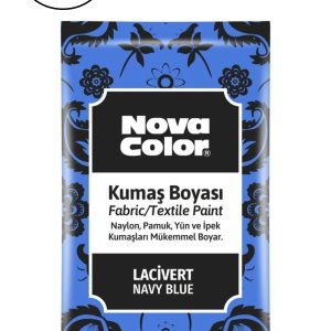 Nova Color Toz Kumaş Boyası Lacivert 12 Gr Nc-909 12'li