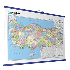 Kabartma Türkiye Siyası Haritası 70x100