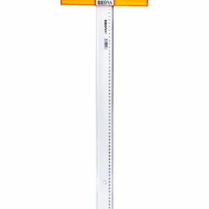 Brons BR-114 75 cm Oynar Başlıklı T Cetvel