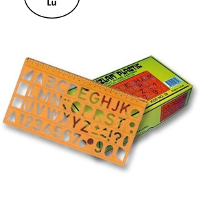Yıldızlar Harf Şablonu 22 Cm 24'lü