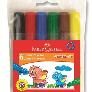Faber Castell Fc Jumbo 47 Markör 6'lı Poşet