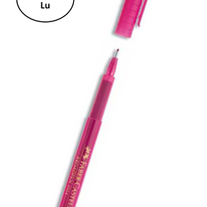 Broadpen 1554 Pembe 5020155428 Faber Castell 10'lu