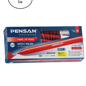 Pensan Keçeli Kalem Kırmızı 10Lu