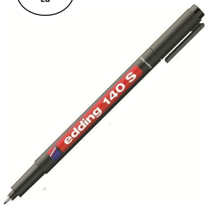 Edding Asetat Kalemi E-140S Siyah Ed14001 10'lu