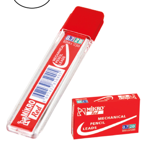 Mikro 60Mm Renkli Min Kırmızı 0,7Mm Kalem Ucu 24'lü