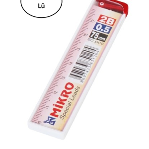 Mikro 75 Mm Cetvelli Kurşun Kalem Ucu 0,5Mm 24'lü
