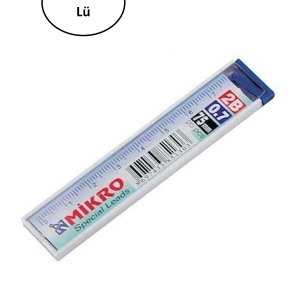 Mikro 75Mm Cetvelli Kurşun Kalem Ucu 0,7Mm 24'lü
