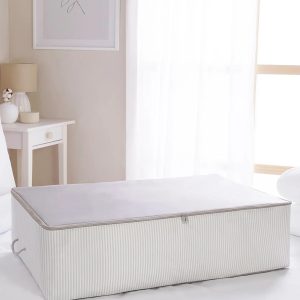 İp Kulplu Pike Battaniye Yastık Hurcu Dolapiçi Baza Altı Hurç 46x74x22 1 Adet