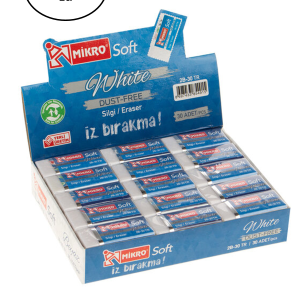 Mikro Silgi Soft 2B-30Tr Beyaz Soft 2B30Tr 30'lu
