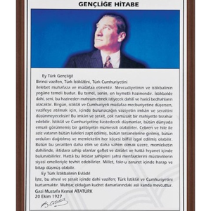 Panda 35X50 Gençliğe Hitabe Mdf Çerçeve