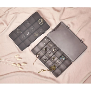 Lova 18 Bölmeli Plastik Takı Düzenleyici Kutu 25x15x3 Cm Royaleks-LV-148