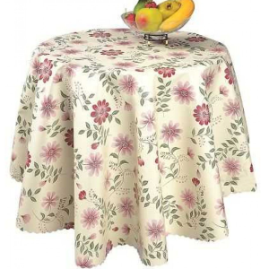 Sermat Hazır Masa Örtüsü 140x140 Cm Yuvarlak Royaleks-MH69