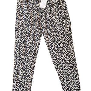 Desenli Yumuşak Viskon Kumaş Battal Beli Lastikli Kadın Jumbo Uzun Tayt Pantolon Desen 3