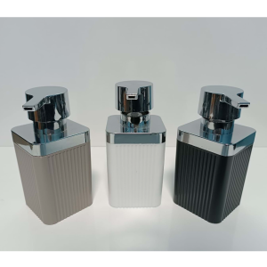 Maxel Mimoza Krom Çizgili Sıvı Sabunluk 1 Adet Royaleks-Y-874