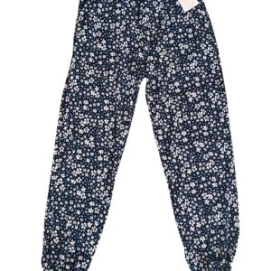 Bürümcek Kumaş Büyük Beden Beli Lastikli Kadın Tayt Pantolon Lastikli Paça - Royaleks - R1