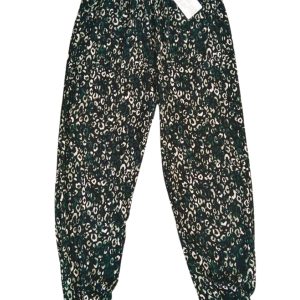 Bürümcek Kumaş Büyük Beden Beli Lastikli Kadın Tayt Pantolon Lastikli Paça - Royaleks - R3