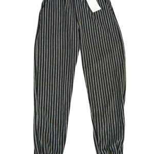 Bürümcek Kumaş Büyük Beden Beli Lastikli Kadın Tayt Pantolon Lastikli Paça - Royaleks - R7