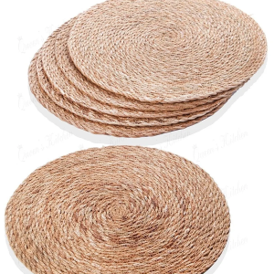 Dekoratif Modern 35 Cm Hasır Amerikan Servis 1 Adet Royaleks-BLSSGS35